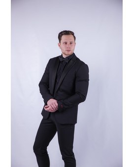 Прокат мужского костюма - TOTAL BLACK, изображение 3